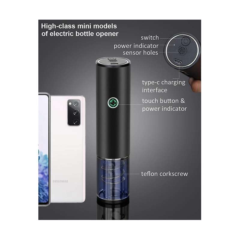 Electric Wine Opener Automatic Bottle Opener Vacuum Stopper Aerator Pourer Foil Cutter Gadgets Bott