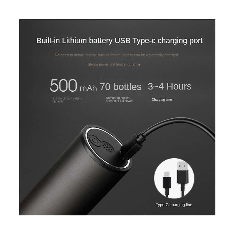 Electric Wine Opener Automatic Bottle Opener Vacuum Stopper Aerator Pourer Foil Cutter Gadgets Bott