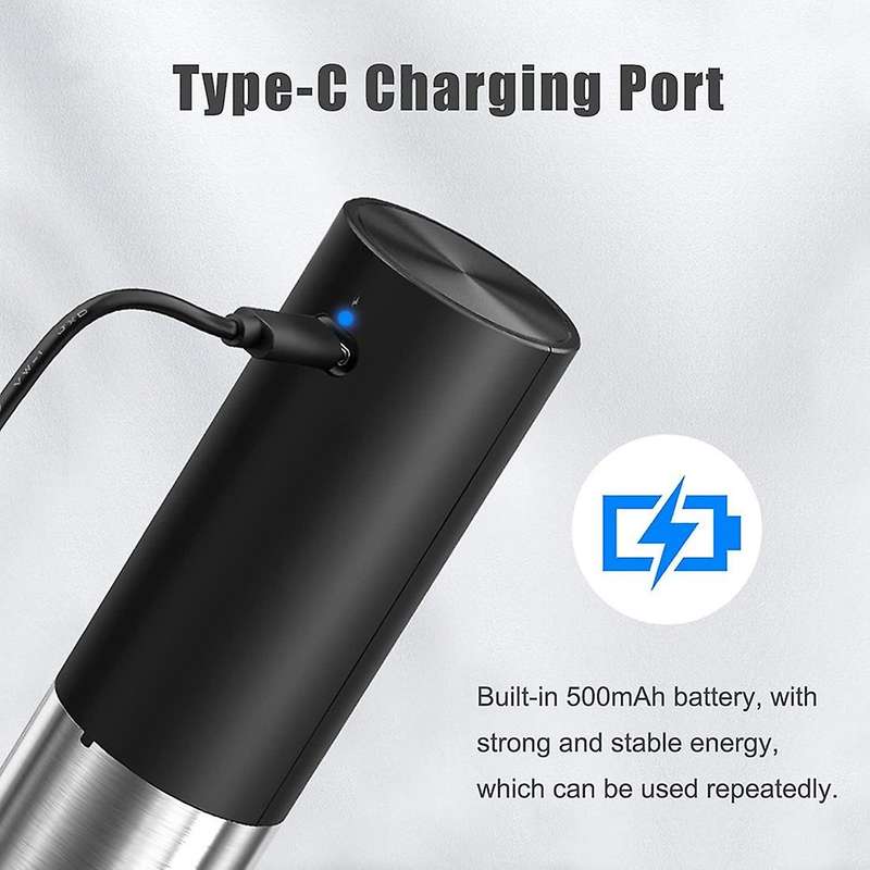 Electric Wine Opener,Rechargeable Electric Wine Corkscrew with Foil Cutter, for the Wine Lover'S Kit