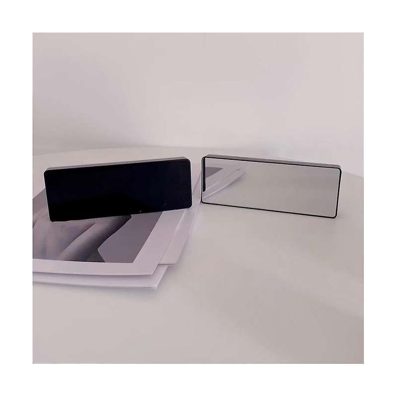 Electronic Alarm Clock Mirror Clock Bedroom Digital Alarm Clock Mirror Led Voice Control Alarm Cloc