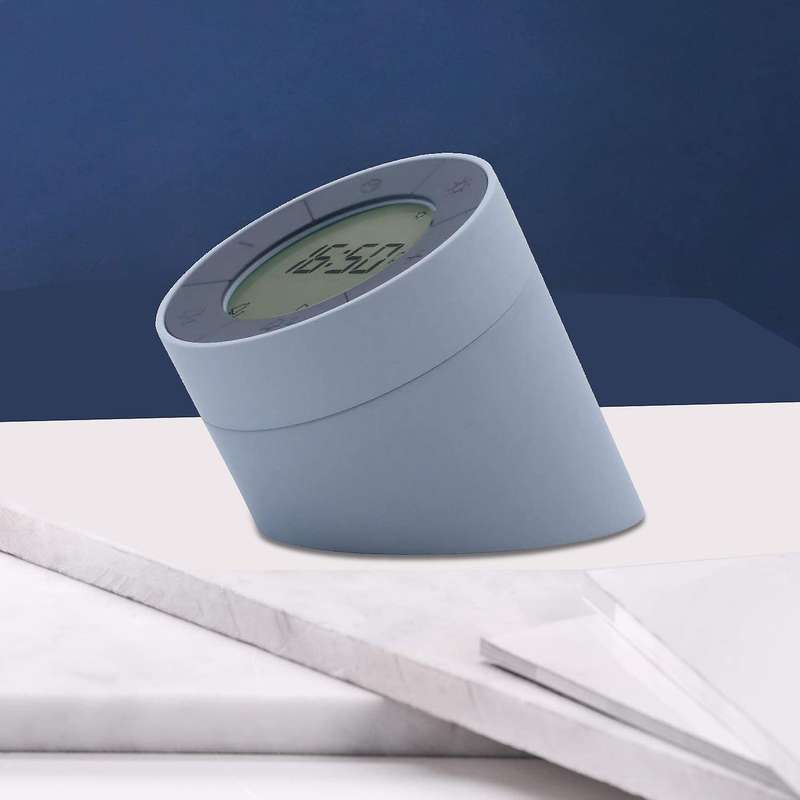 Electronic Alarm Clock Modern Design with Motion Activated Modes & Soft Dimmable Light with USB Adap