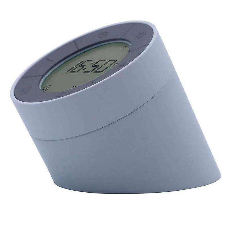 Electronic Alarm Clock Modern Design with Motion Activated Modes & Soft Dimmable Light with USB Adap