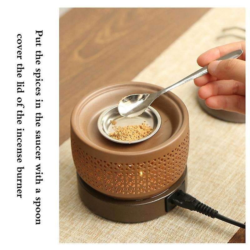 Electronic Aromatherapy Electric Incense Essential Oil Night Light 220v Timing Temperature Adjustme