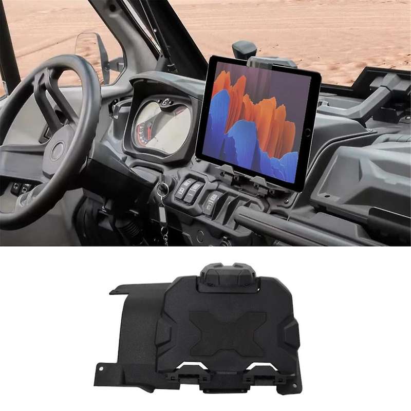 Electronic Device Holder with Storage Box Organizer Tray for Can Am HD5 HD8 HD10 MAX 2016-2023 Acce