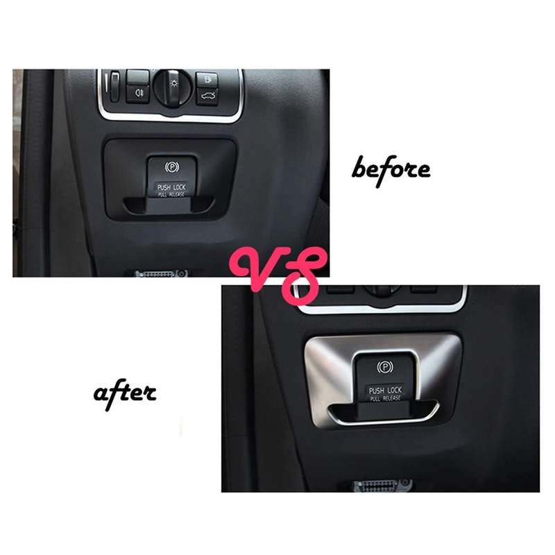 Electronic Handbrake Button Panel Trim Cover Fit for XC60 XC70 S60 S80 2010-2014