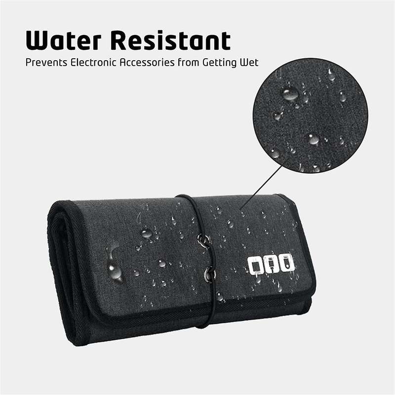 Electronic Organizer Cord Pouch, Travel Cable Charger Bag Organizer Carrying Case for Power Bank USB