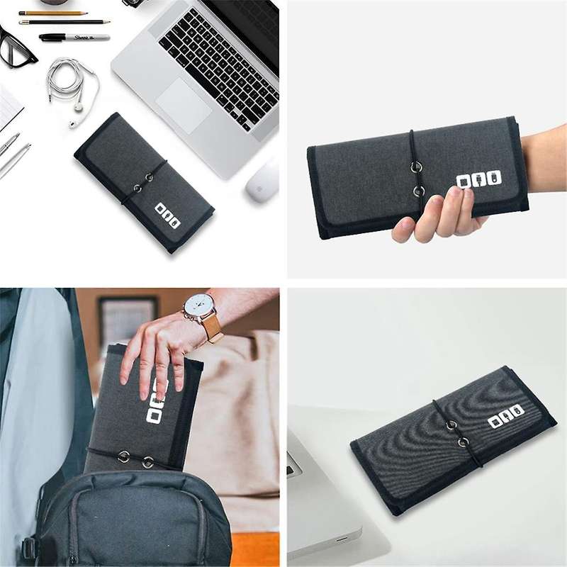 Electronic Organizer Cord Pouch, Travel Cable Charger Bag Organizer Carrying Case for Power Bank USB