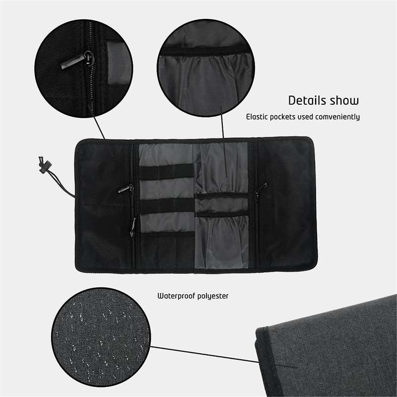 Electronic Organizer Cord Pouch, Travel Cable Charger Bag Organizer Carrying Case for Power Bank USB