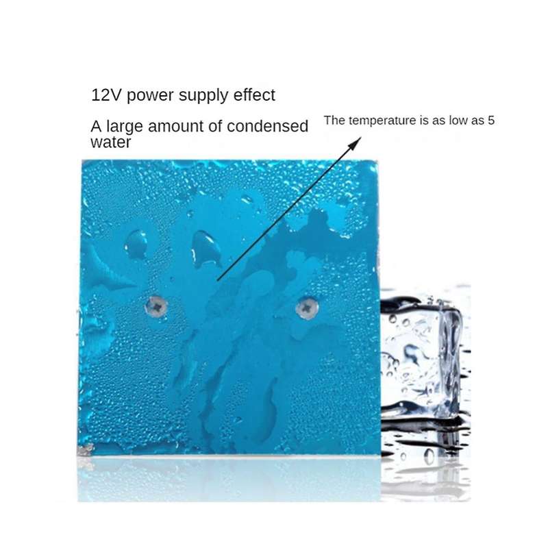 Electronic Refrigeration Board Electronic Refrigeration Platform Ultra-thin Desktop Cooler Dc12v 50