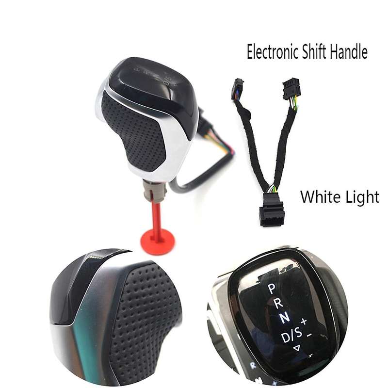 Electronic Shift Handle Led Gear Shift Knob for Golf Mk6 Mk7 B7 B8 Mk2 B White Light