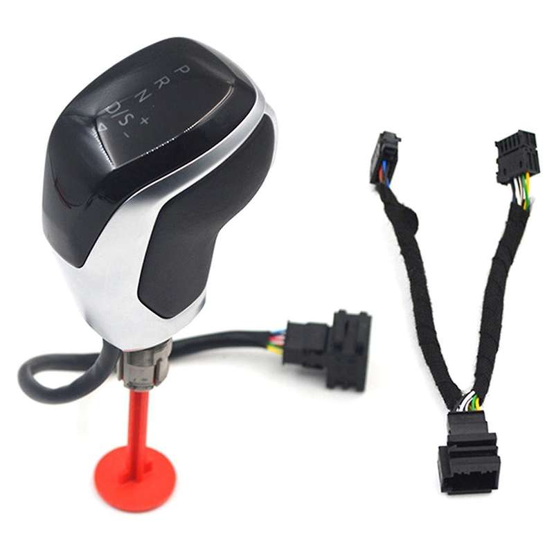 Electronic Shift Handle Led Gear Shift Knob for Golf Mk6 Mk7 B7 B8 Mk2 A White Light