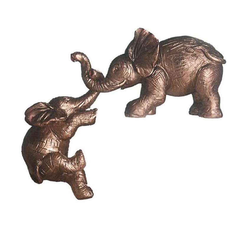 Elephant Figurines Elephant Statue Home Decor, Resin Elephant Sculpture Modern Collections Figurines