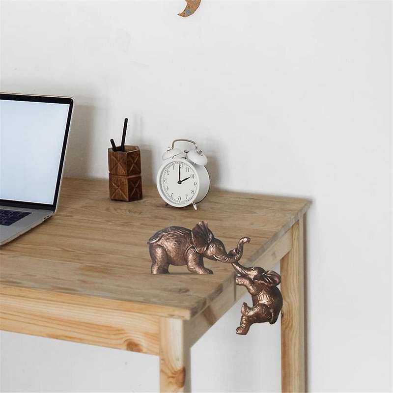 Elephant Figurines Elephant Statue Home Decor, Resin Elephant Sculpture Modern Collections Figurines