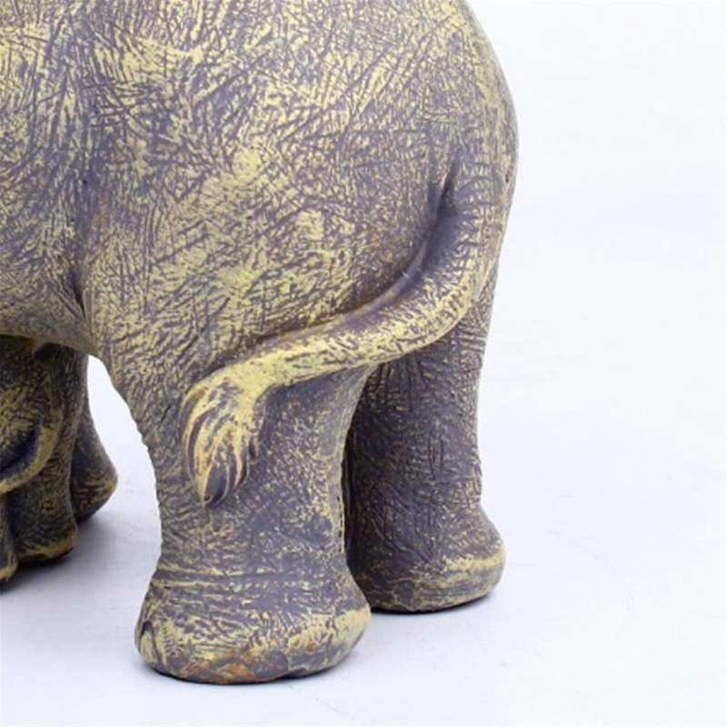 Elephant Statue - Elephant Decor - Elephant Gifts for Women - Home Decor Office Bookshelf Tv Stand L