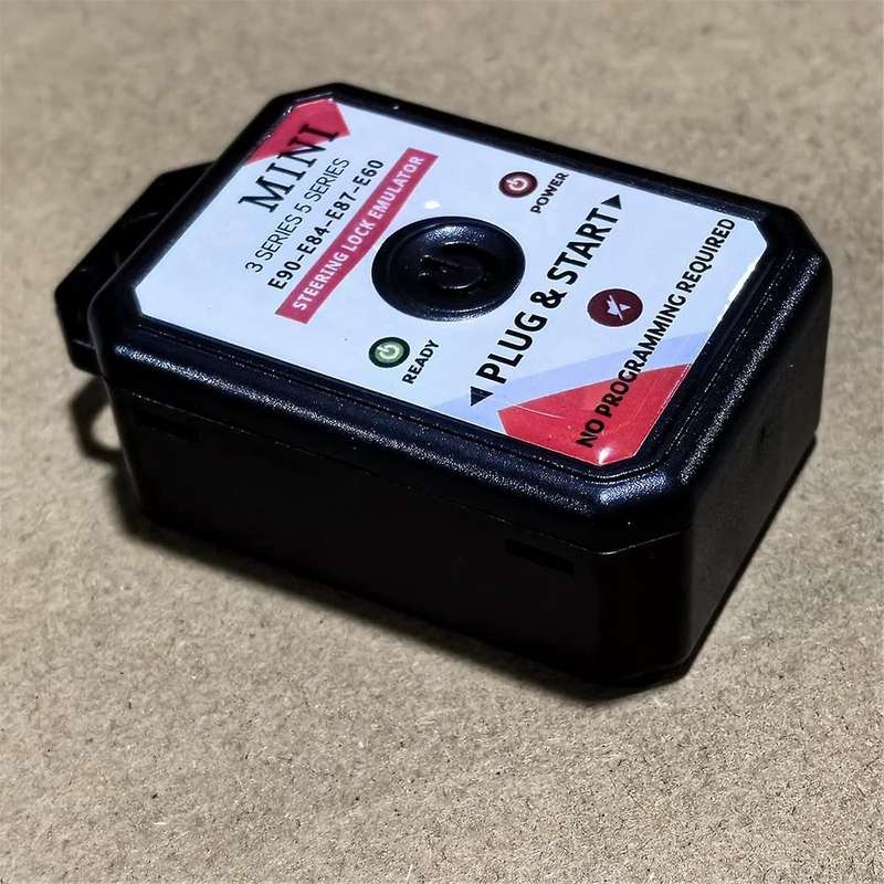 ELV Steering Lock Emulator for E60 E84 E87 E90 3 and 5 Series No Programming Plug and Start