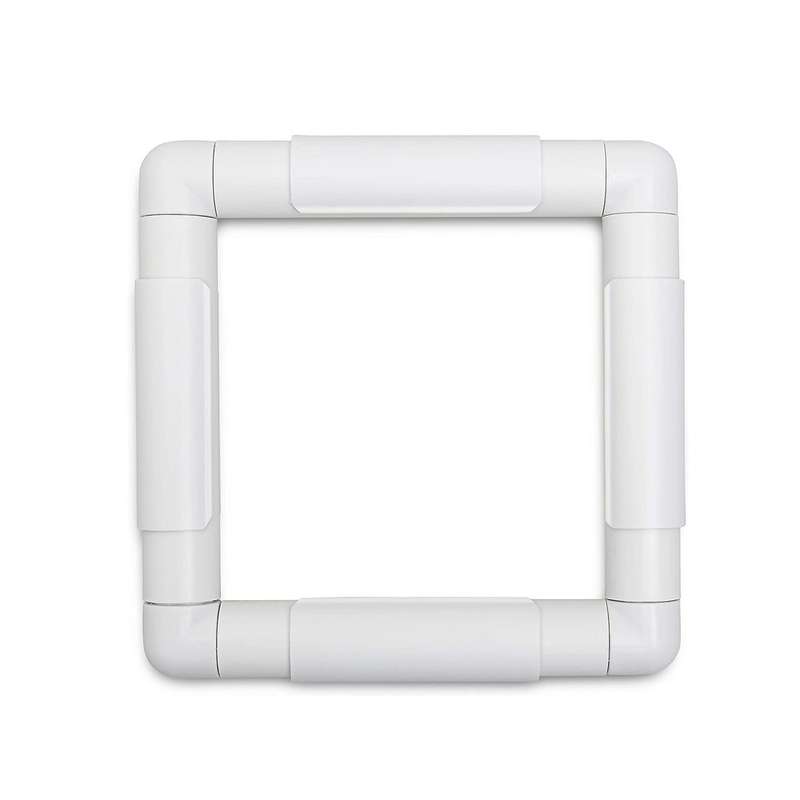 Embroidery Clip Frame 6 Inch Square Frames with Embroidered Fabric Cloth Household DIY Craft Sewing