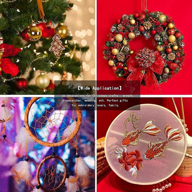 Embroidery Hoop 12PCS 11.8 Inch Supplies & Needlework Supplies Easily Loosen/Tighten Bamboo Wooden H