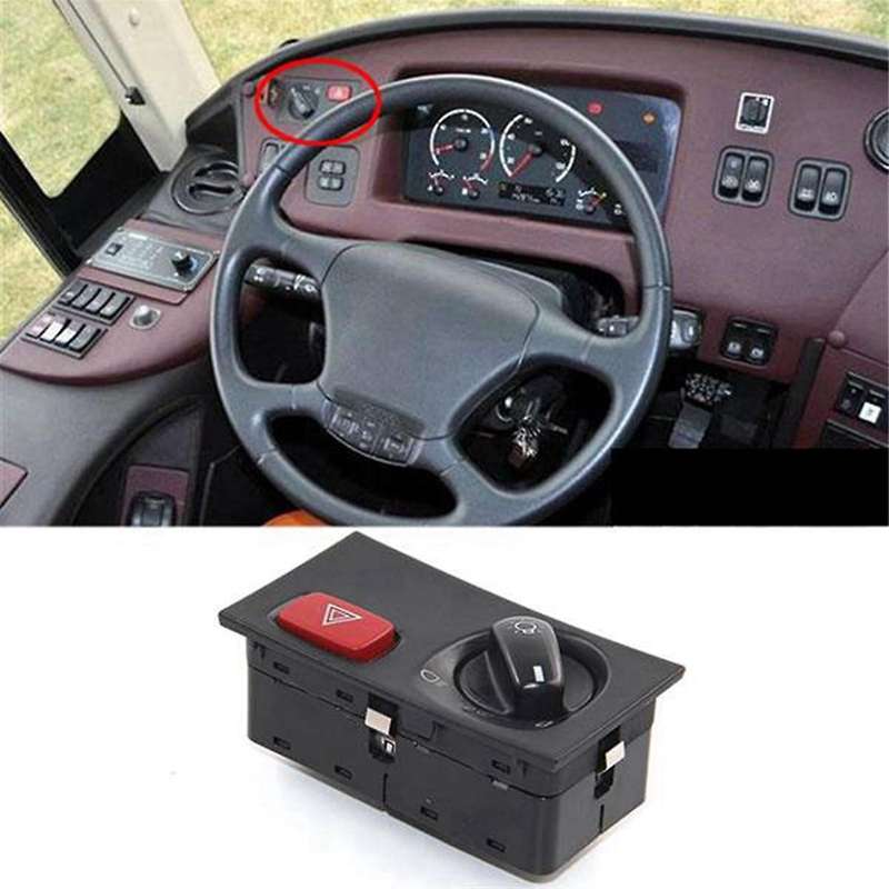 Emergency Light Panel Warning Light Panel Headlight Switch Truck Accessories for 1540673