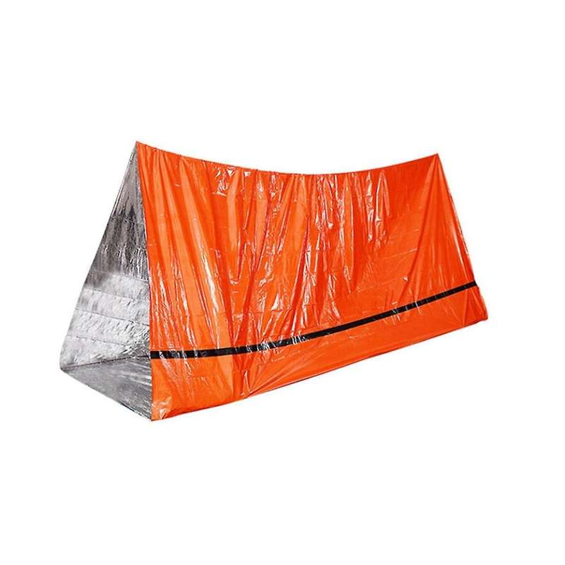 Emergency Tent Camping Shelter Portable Pe Emergency Tent Resistant and Reusable Outdoor Activities