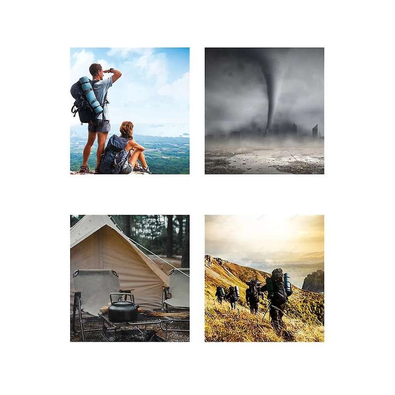 Emergency Tent Camping Shelter Portable Pe Emergency Tent Resistant and Reusable Outdoor Activities