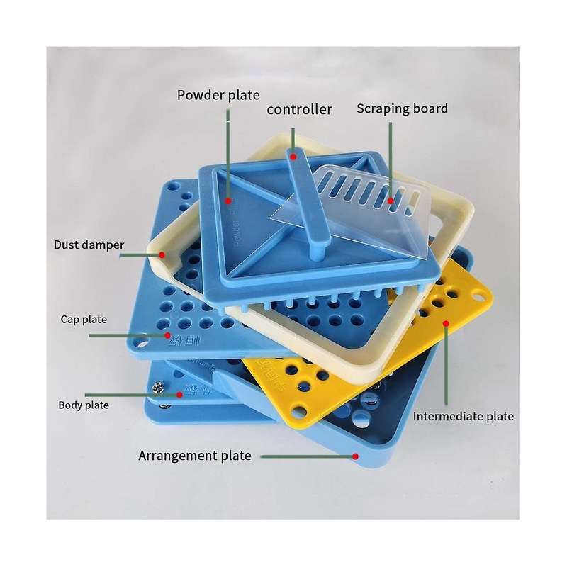 Empty Coffee Powder Filler Tray, 100 Holes Suitable for Size 00 Empty - Make Your Coffee Powder