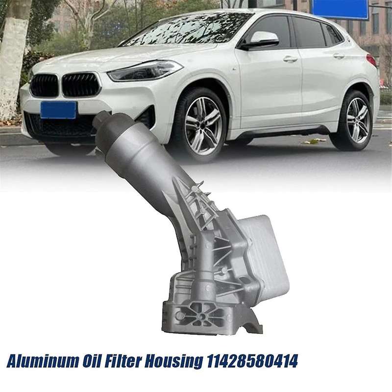 Engine Aluminum Oil Filter Housing 11428580414 for X3 X4 Z4 G20 G28 G01 G02 G04 G05 2019-2023 Assem