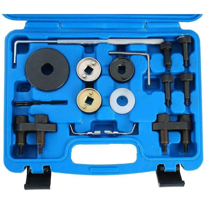 Engine Camshaft Locking Alignment Timing Tool Kit for 1.8 2.0 Tfsi Ea888 Sf0233 Blue