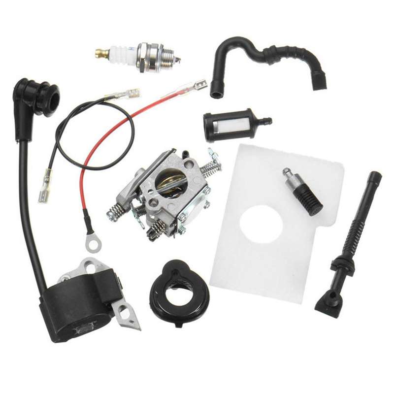 Engine Carburetor Ignition Coil Gasket Kit for Chain Saw 017 018 MS170 MS180 Chain Saw Replacement P
