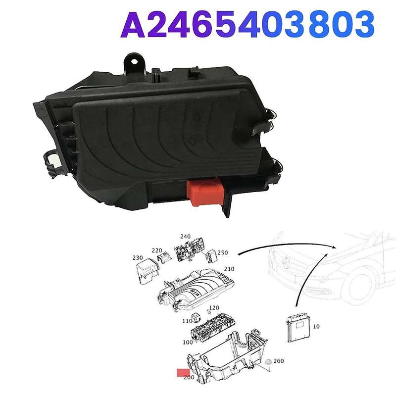 Engine Compartment Fuse Box Equipment Lock A2465403803 for B CLA -Class W177 W156 W176 W246 2013-201