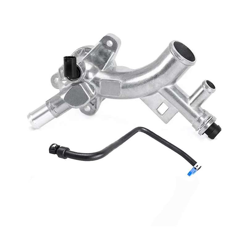 Engine Coolant Housing Water Outlet Aluminum with Hose for Cruze, , and 1.4l - 25193922, 13251447