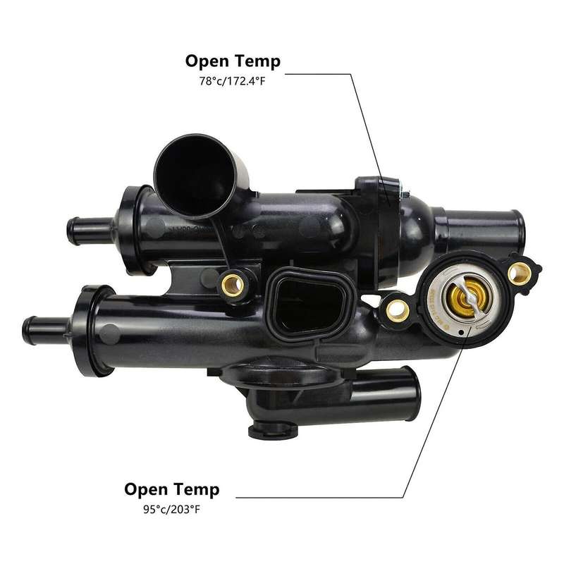 Engine Coolant Thermostat Housing 68003582AB for Compass Patriot 2.4L 2007-2017