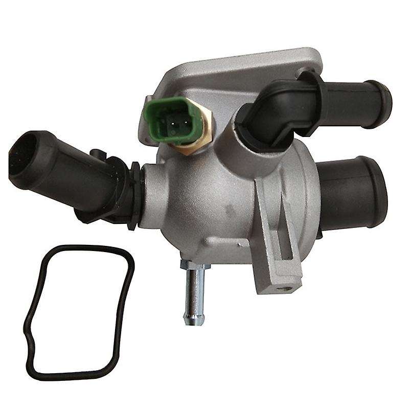 Engine Coolant Water Outlet Thermostat with Housing Assembly for Opel H Astravan MK5 D MK3
