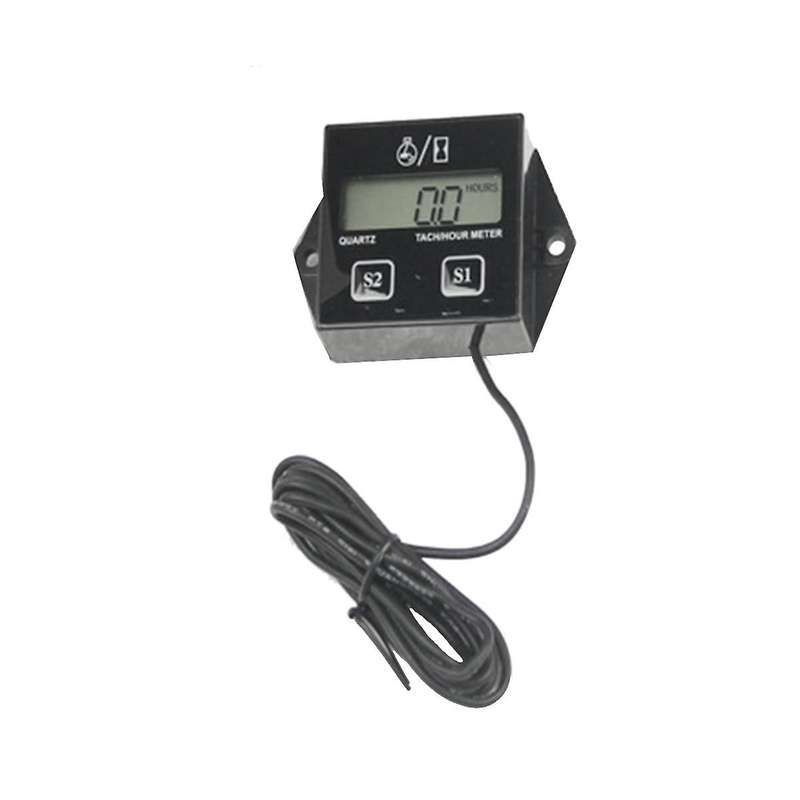 Engine Digital Display Tach Hour Meter Gauge Inductive Speedometer Car Stroke Tachometer Motorcycle