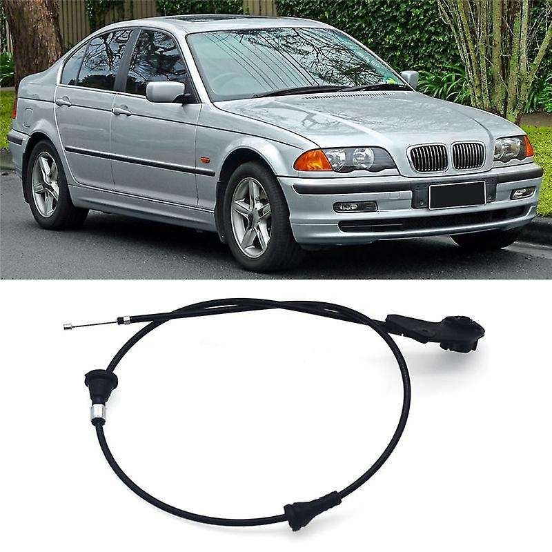 Engine Hood Release Cable for 3' E46 320I 323I 330I Engine Bowden Cable Kit Hood Release Wire 512382