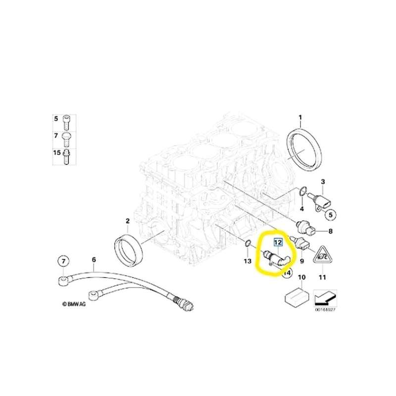 Engine Hydraulic Valve Lifter Oil Pressure Control Valve 11417584990 for E81 E82 E88 E90 E92 E60 E6