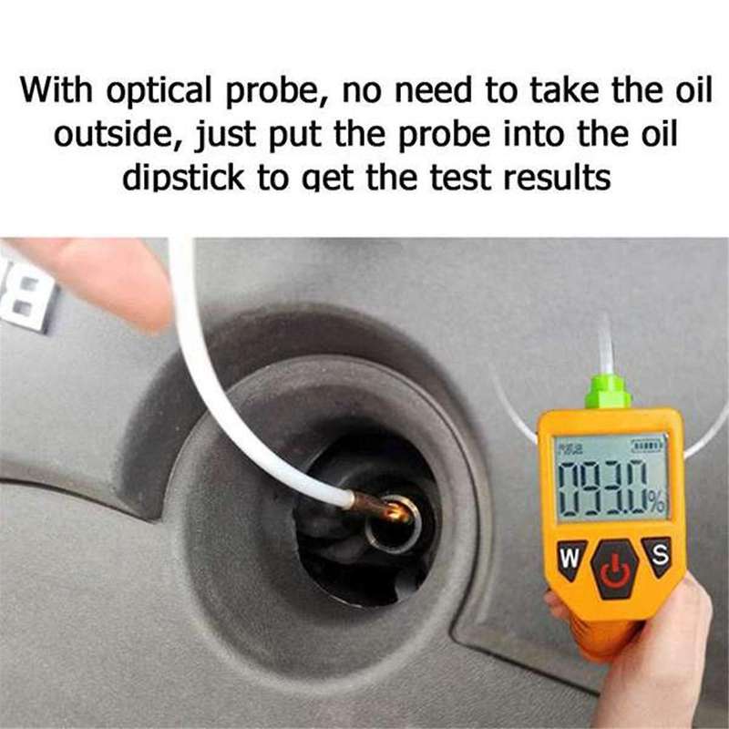 Engine Oil Tester for Auto Check Oil Quality Detector with Led Display Gas Analyzer Car Testing Too