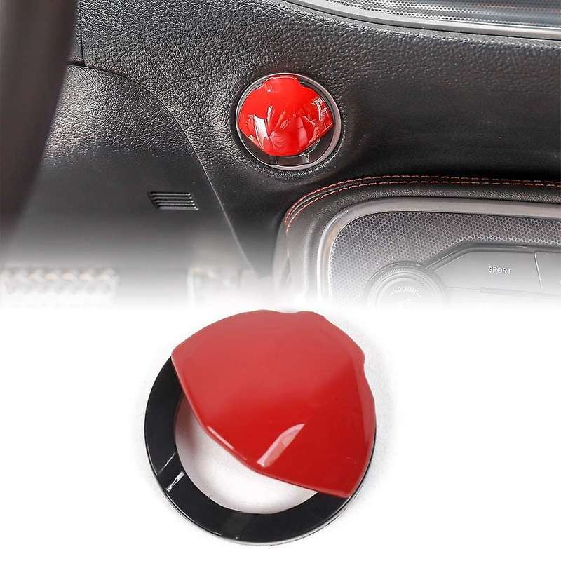 Engine Start Stop Button Cover Center Console Switch Trim for 2015-2019 Accessories