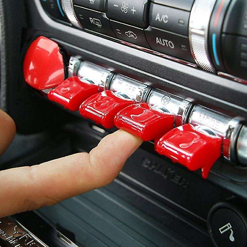 Engine Start/Stop Button Center Console Dashboard Button Switch Button Cover Trim for 2015-2017