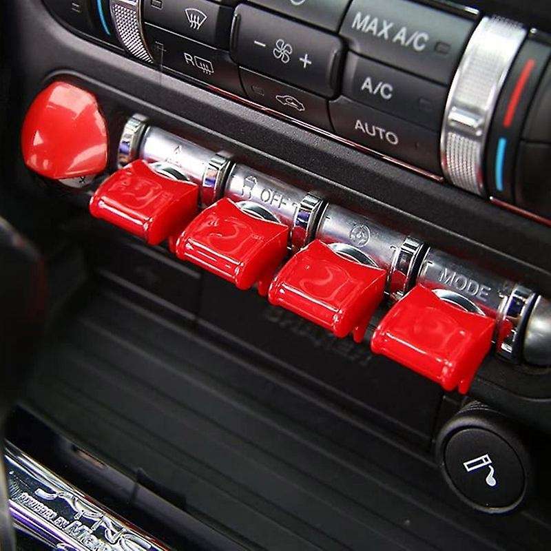 Engine Start/Stop Button Center Console Dashboard Button Switch Button Cover Trim for 2015-2017