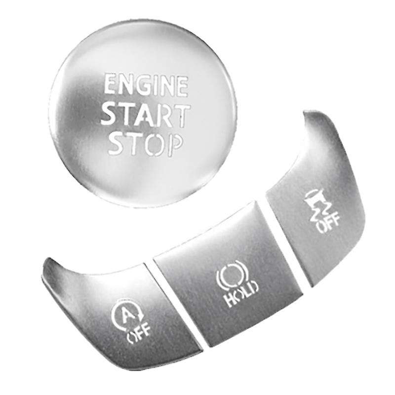 Engine Start Stop Keyless System / Gear Shift Button Sequins Cover Trim for C- 2016-2021 A