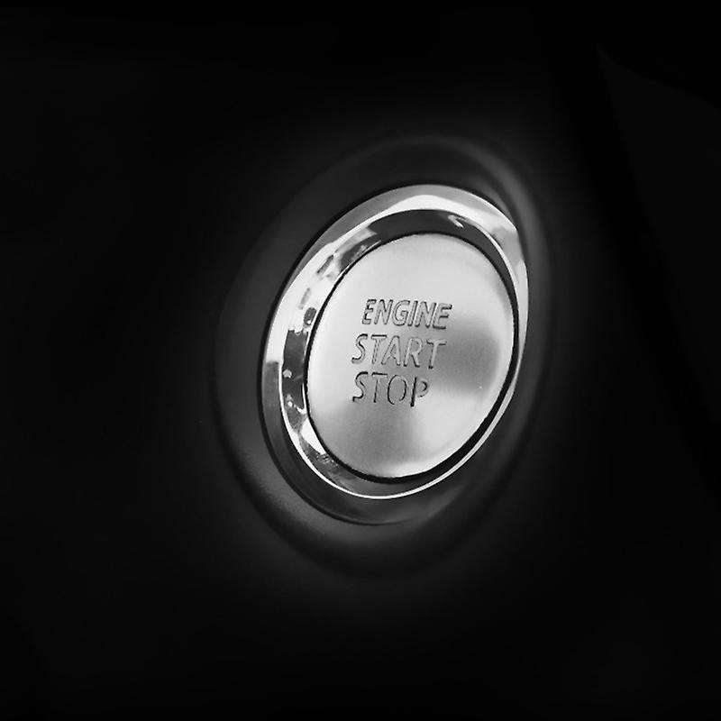 Engine Start Stop Keyless System / Gear Shift Button Sequins Cover Trim for C- 2016-2021 A