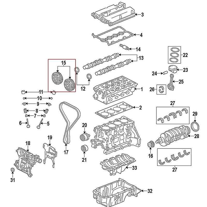 Engine Timing Exhaust Camshaf 55567048 Fit for 1.8L Auto Replacement Parts
