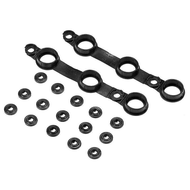 Engine Valve Cover Gasket Kits with Grommet Seals for 325Ci 325I 325Xi X3 X5 Z4 E46 E53 E60 E83 E85