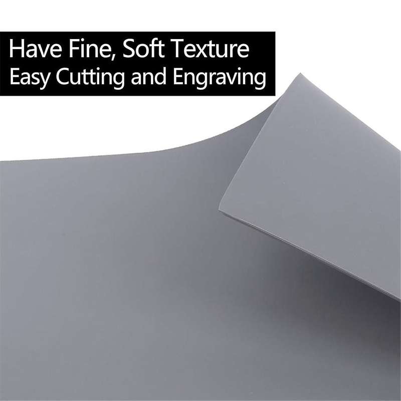 Engraving Soft Rubber Mats for Laser Engraving Machine, 4pcs A4 Size for Laser Cutter Make Rubber St