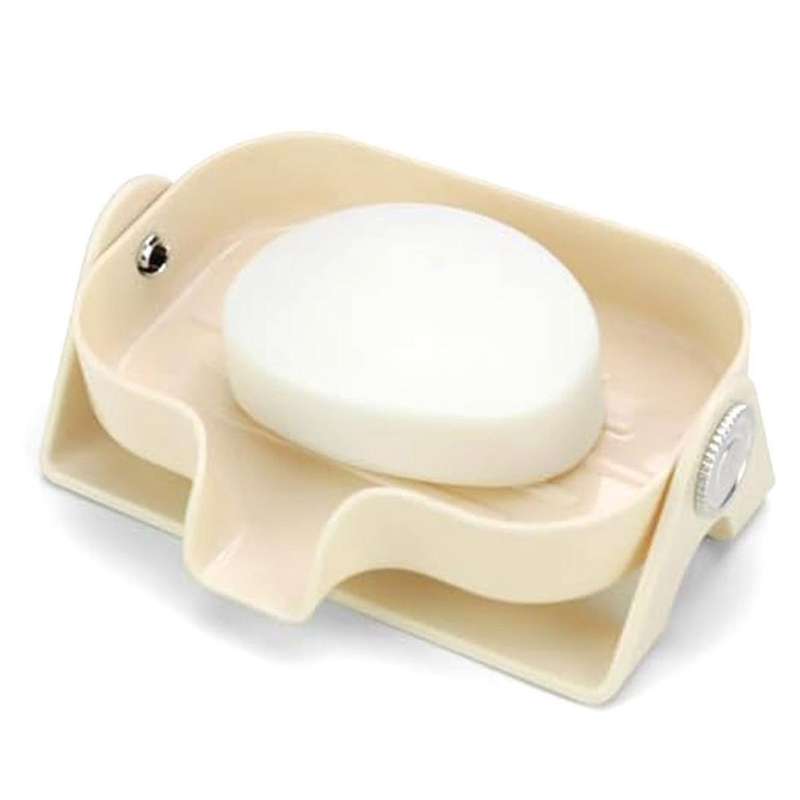 Enhanced Drainage Soap Dish, Adjustable Angle Soap Holder, Keep Soap Dry, Bar Soap Holder for Sink,