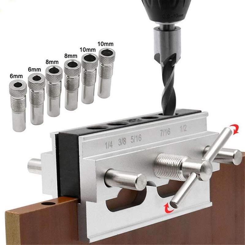 English Center Woodworking Punching Locator Set Woodworking Straight Hole Oblique Hole Locator with