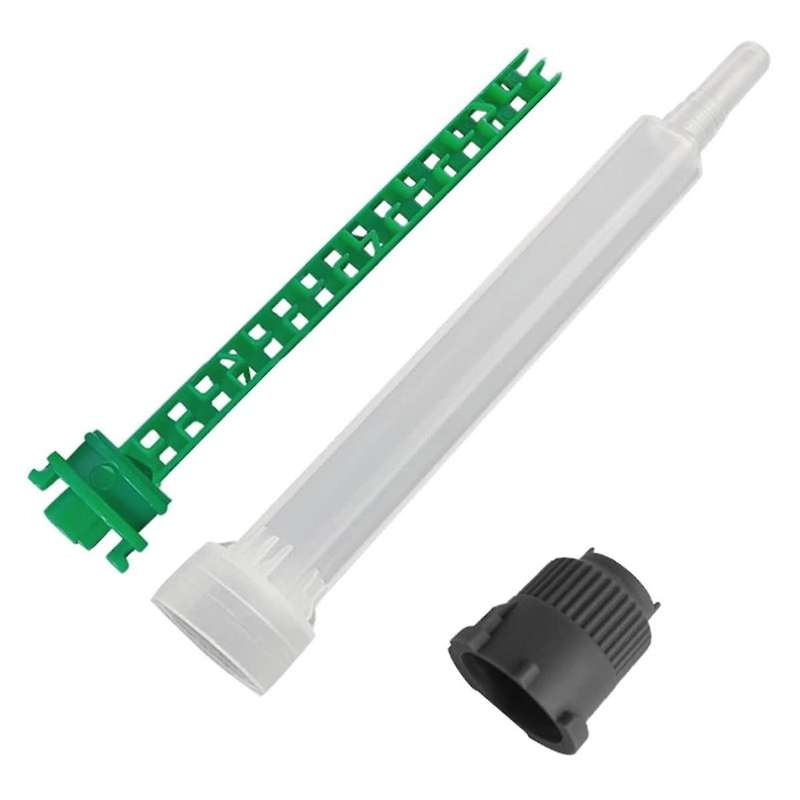 Epoxy Adhesive Mixing Nozzle Head Resin Mixer Adhesive Applicator Dispenser Mixer Stir Spiral Hose(