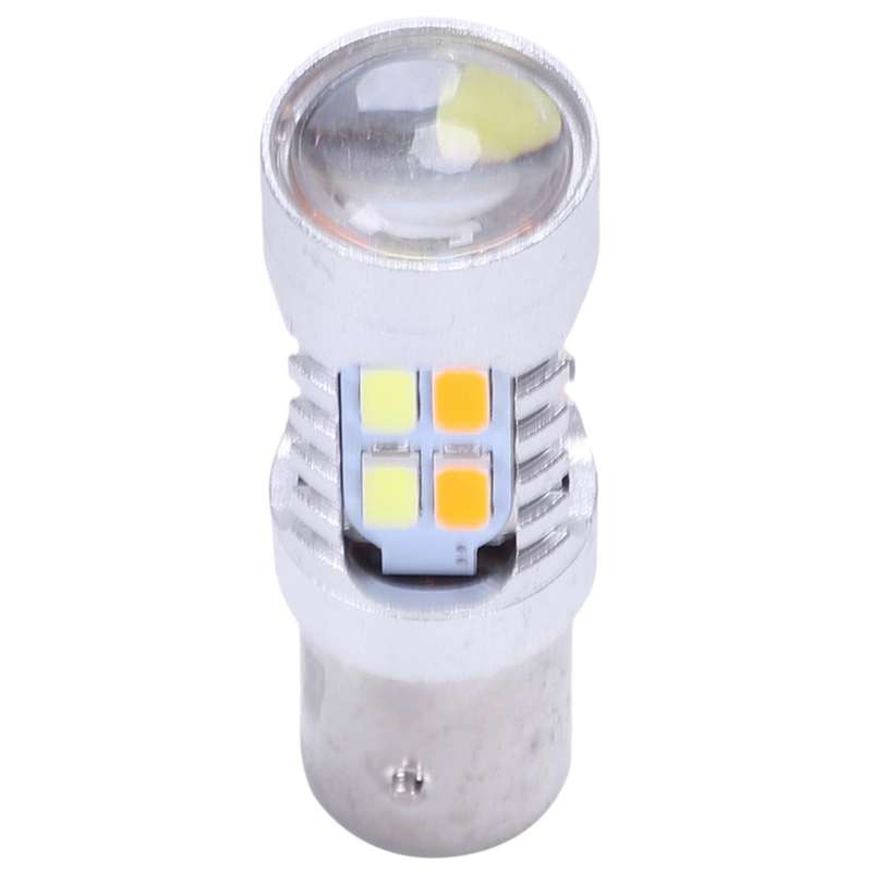 Error Free White/Amber 1157 Led Drl Switchback Turn Signal Parking Light Bulbs