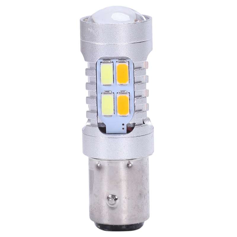 Error Free White/Amber 1157 Led Drl Switchback Turn Signal Parking Light Bulbs