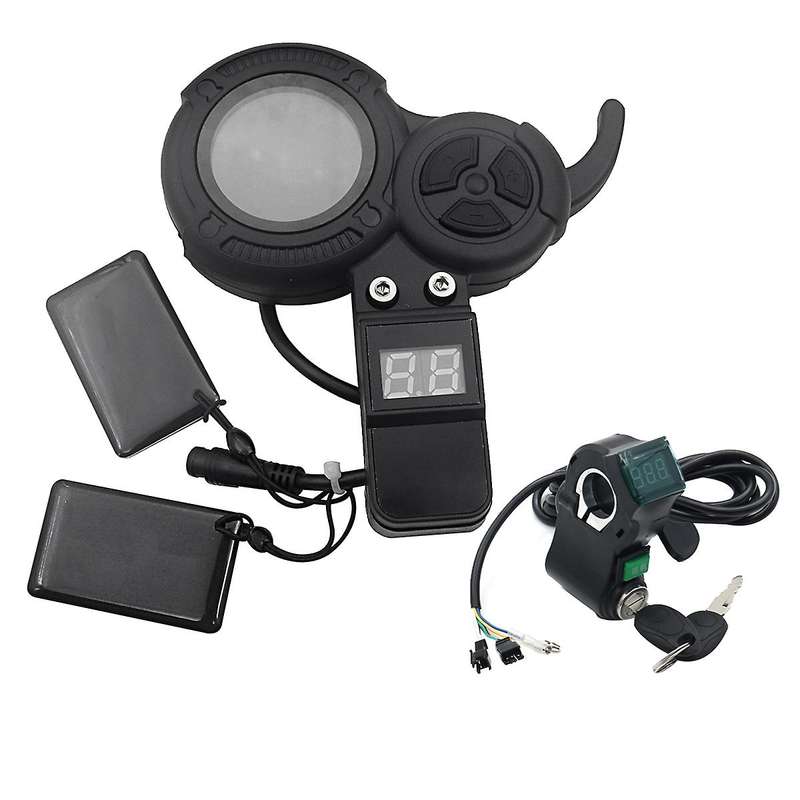 E-scooter Lcd Display Throttle+lgnition Lock Key with Cruise Nfc Card for Vsett 8 8+ 9 9+ for Zero 8